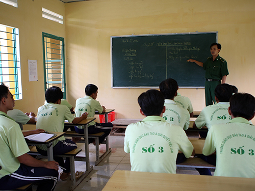 Học viên cai nghiện tại Trường Giáo dục Đào tạo và Giải quyết việc làm số 3, TP HCMẢnh: Quang Liêm