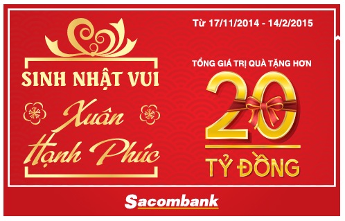 Bánh kem sinh nhật Công ty Sacombank  Bánh kem cao cấp