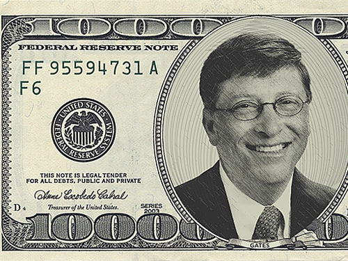 Bill Gates hiện sở hữu 338 triệu cổ phiếu Microsoft, trị giá hơn 13 tỉ USD
