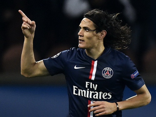 Ednson Cavani nổ súng đều đặn gần đây cho PSG cùng cú đúp trong trận gặp Ajax