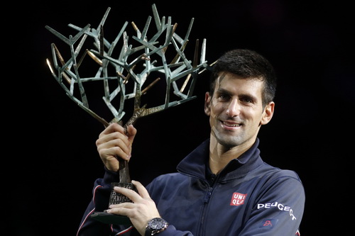 Djokovic không cam chịu thất bại sau 3 chức vô địch liên tiếp tại Paris Masters