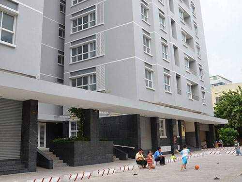 Một chung cư được xây dựng theo dự án nhà ở xã hội tại TP HCM Ảnh: Tấn Thạnh