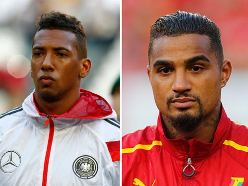 Kevin Boateng của Ghana sẽ tái đấu người em Jerome Boateng ở đội Đức rạng sáng 23-6  Ảnh: REUTERS