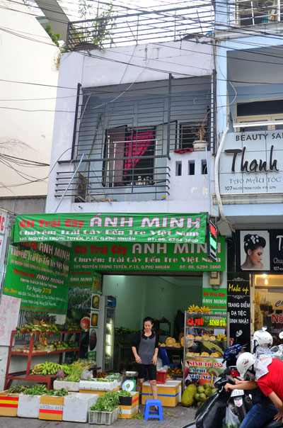 Căn nhà số 105 Nguyễn Trọng Tuyển, quận Phú Nhuận, TP HCM mà ông Trần Văn Truyền đề nghị đóng thêm tiền để mua Ảnh: tấn thạnh