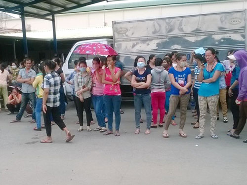 Công nhân ngừng việc tập thể khiến Công ty TNHH Alta Mode Việt Nam phải đóng cửa sớm hơn dự định
