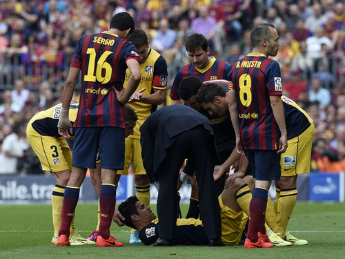 Costa và Turan dính chấn thương là bất lợi lớn cho Atletico
