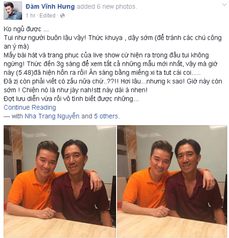 Đàm Vĩnh Hưng tìm người thân qua Facebook