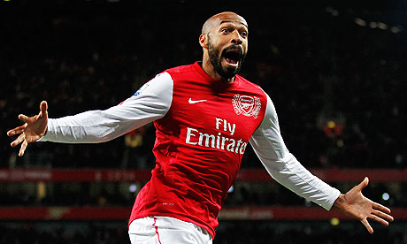 Nơi đánh dấu thành công lớn nhất của Henry ở CLB chính là Arsenal
