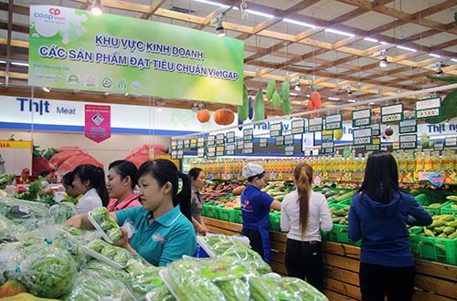 Người tiêu dùng tin tưởng chọn mua rau củ VietGAP của Co.opmart