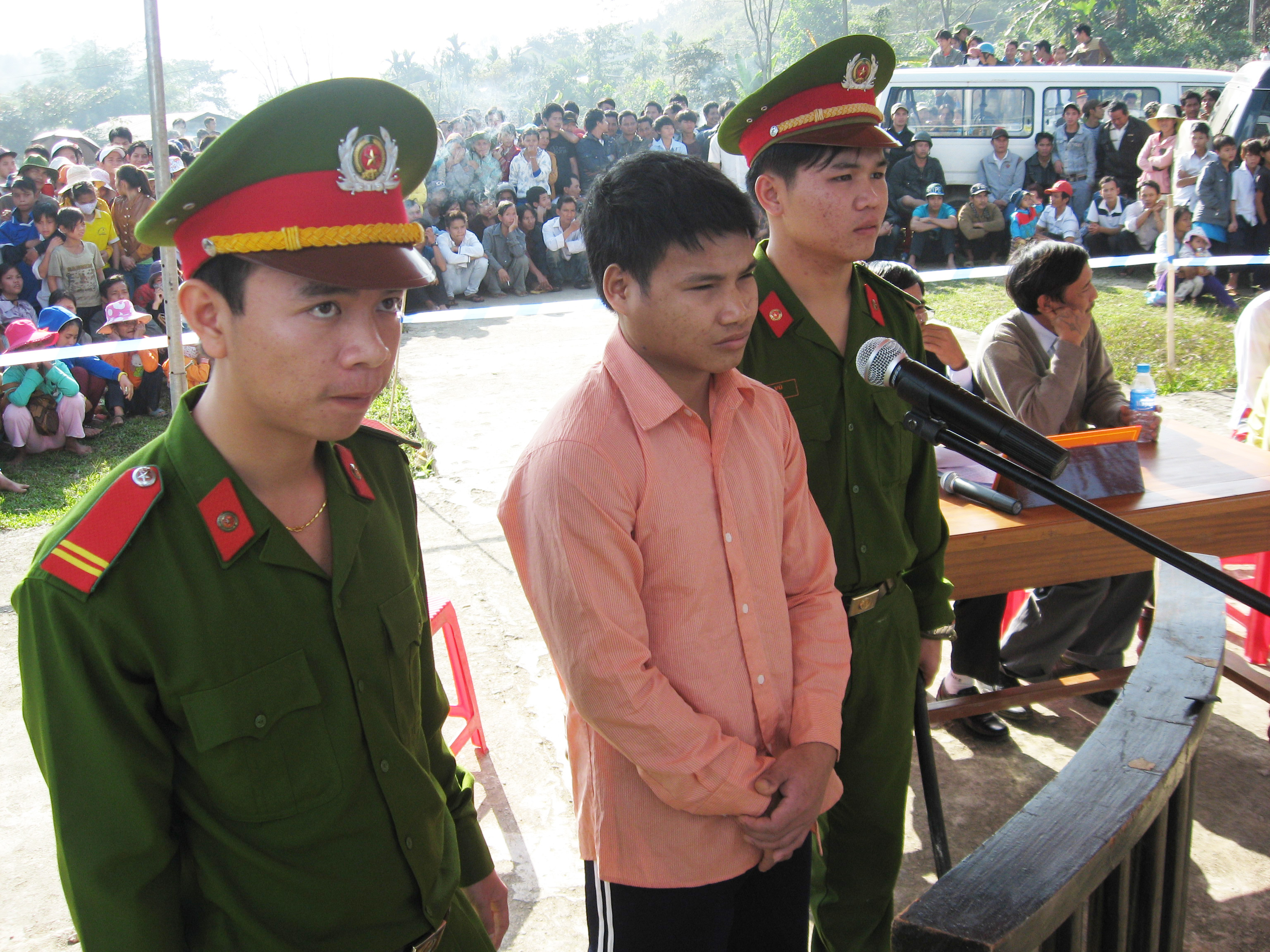 Bị cáo Nguyễn Thành Hợp tại phiên tòa sáng 7-1