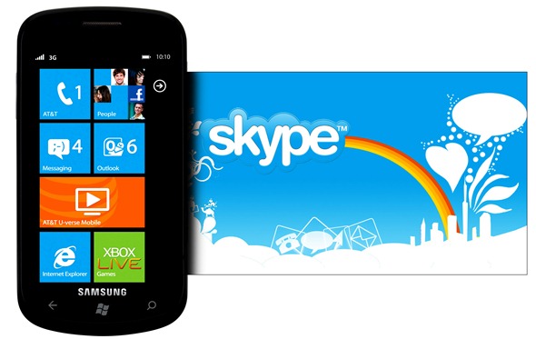 Windows Phone 7 không còn Skype