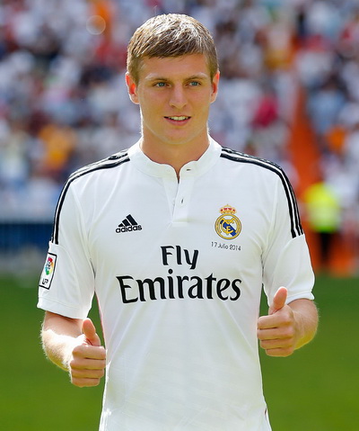 Toni Kroos trong màu áo mới Real Madrid