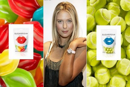 Sharapova và các sản phẩm do công ty của cô sản xuất