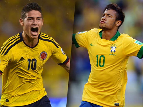 Nemar chờ chạm trán James Rodriguez