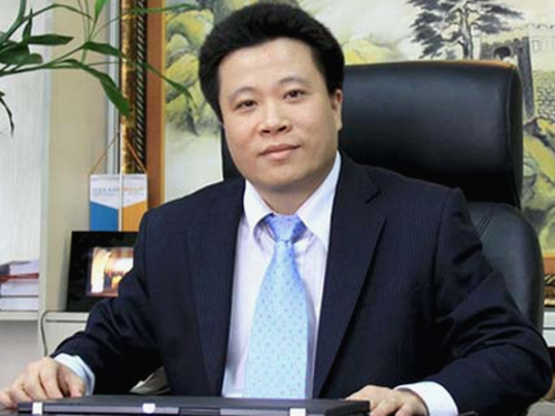 Ông Hà Văn Thắm trước khi bị miễn nhiệm chức vụ Chủ tịch HĐQT Ocean Bank