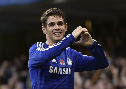 Oscar mở tỉ số cho Chelsea trước QPR