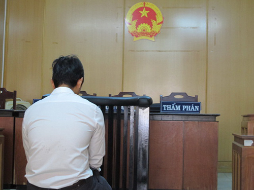 Bị cáo Đinh Quang Duy tại phiên tòa phúc thẩm ngày 20-1