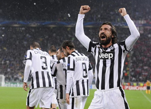 Lão tướng Andrea Pirlo vẫn là động lực chiến thắng cho Juventus