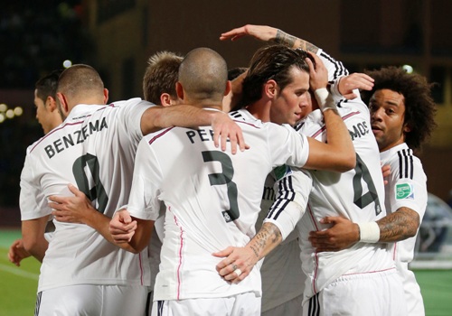 Niềm vui chiến thắng của Real Madrid
