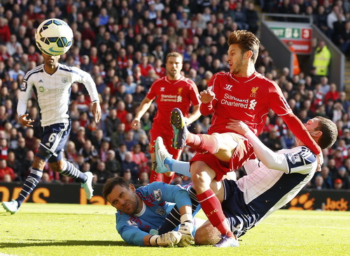 Adam Lallana ghi bàn đầu tiên trong màu áo Liverpool