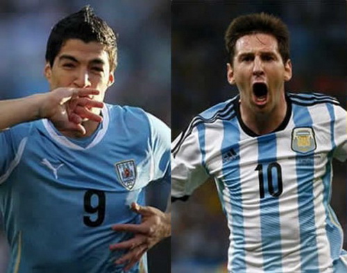 Luis Suarez mất cơ hội đối đầu cùng Messi ở đội tuyển quốc gia