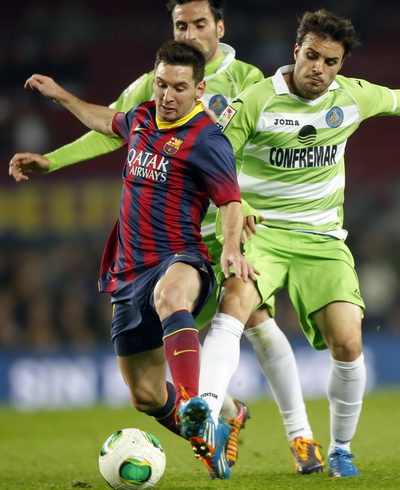 Messi trở lại trong trận gặp Getafe ở Cúp Nhà vua