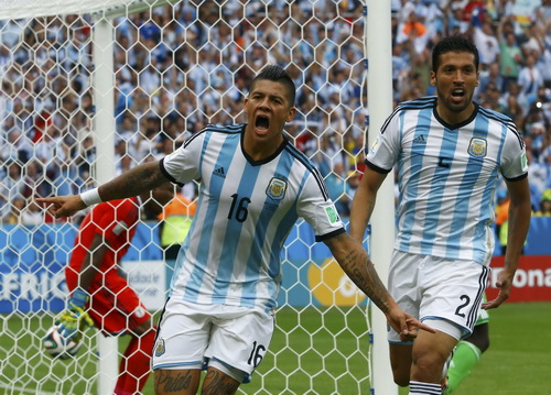 Marcos Rojo ấn định chiến thắng 3-2 cho Argentina