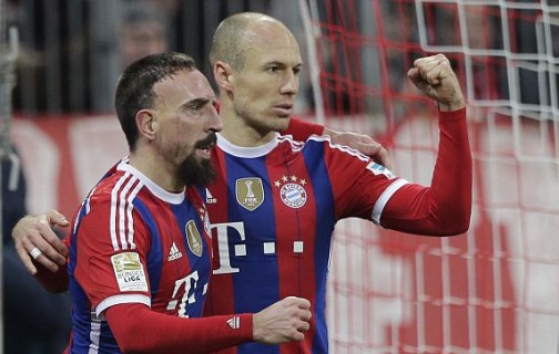 Arijen Robben trong màu áo Bayern Munich