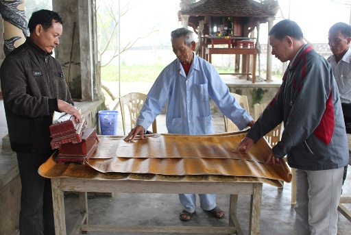 Các đạo sắc phong hiện đang được lưu giữ tại từ đường dòng họ Phạm Văn (xã Thạch Châu, huyện Lộc Hà, tỉnh Hà Tĩnh)