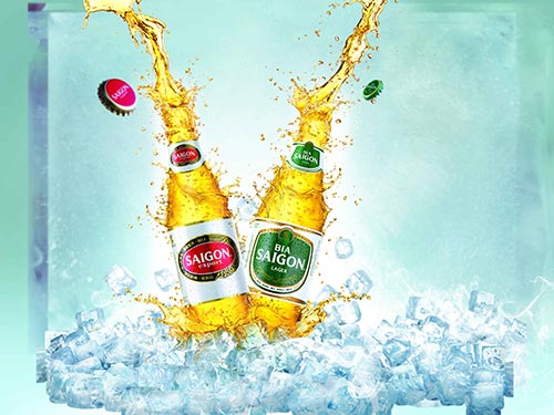 Bia chai Sài Gòn Lager và Sài Gòn Export đã góp phần làm nên thương hiệu 
Bia Sài Gòn - Niềm tự hào của Việt Nam