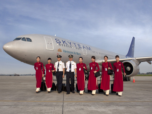 Vietnam Airlines đã tham gia Liên minh Hàng không toàn cầu SkyTeam từ năm 2009