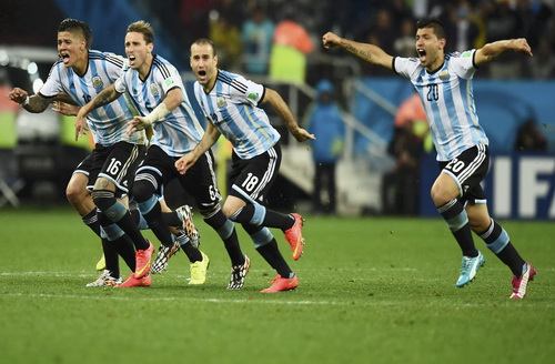 Niềm vui chiến thắng Argentina