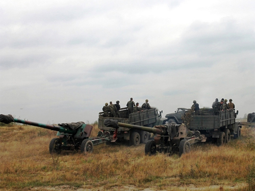 Báo chí Ukraine đưa tin phe ly khai đang triển khai vũ khí hạng nặng ra mặt trậnẢnh: TSN