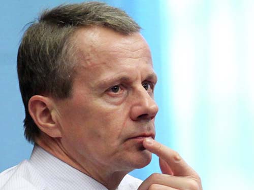 Bộ trưởng Tài chính Estonia Juergen Ligi Ảnh: RIA NOVOSTI