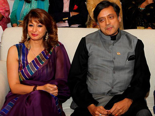 Vợ chồng ông Shashi Tharoor 
Ảnh: Topnews.in