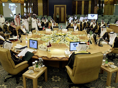 Một cuộc họp của các bộ trưởng nội vụ Hội đồng Hợp tác Vùng Vịnh (GCC) tại thủ đô Riyadh của Ả Rập SaudiẢnh: Reuters