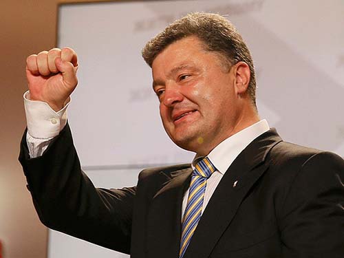 Tỉ phú Petr Poroshenko đắc cử tổng thống Ukraine Ảnh: REUTERS