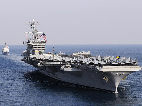 Tàu sân bay USS Carl VinsonẢnh: blog.usnavyseals.com