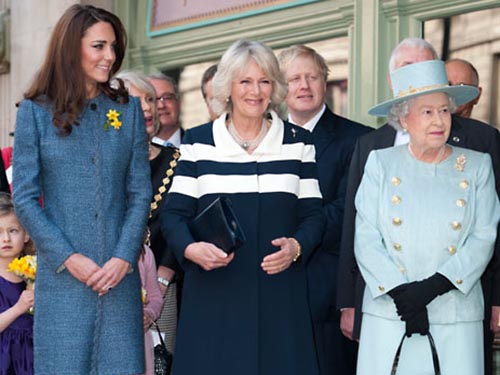 Từ trái sang: Kate Middleton, Camilla Parker-Bowles và Nữ hoàng Elizabeth II
Ảnh: THE TELEGRAPH