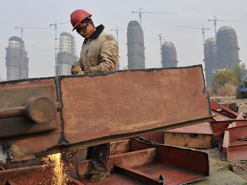 Một công trình xây dựng ở tỉnh An Huy - Trung QuốcẢnh: Reuters