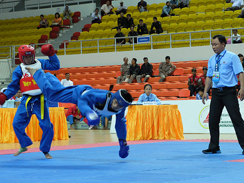 Trình độ võ sĩ các đoàn tham dự đã được nâng lên kể từ SEA Games 2013 ở MyanmarẢnh: Ngọc Linh