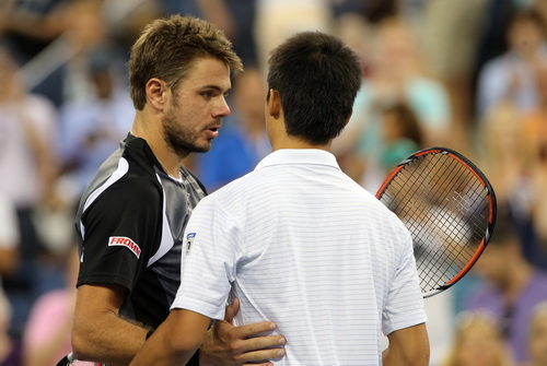 Nishikori đánh bại cả Wawrinka (ảnh), Raonic lẫn Djokovic tại giải Mỹ mở rộng 2014