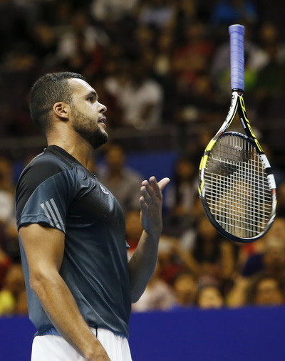 Jo-Wilfried Tsonga thất vọng sau trận thua