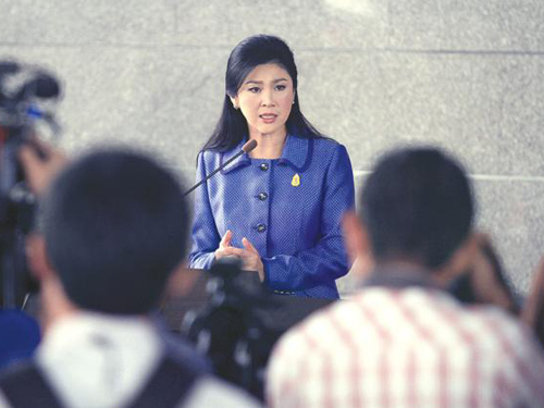 Bà  Yingluck muốn triệu tập họp bàn lại thời gian tổng tuyển cử