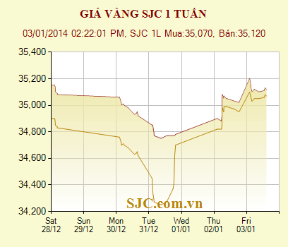 
	Biến động giá vàng trong nước tuần qua