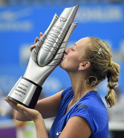 Kvitova trên đỉnh vinh quang