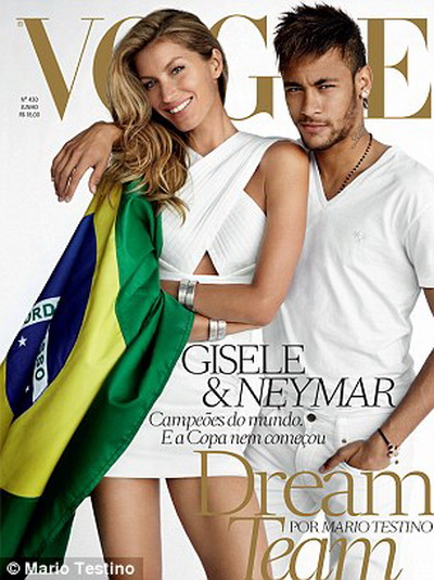 Neymar cùng siêu mẫu Gisele làm nóng World Cup 2014 - Báo Người ...