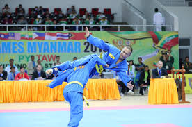 Các võ sĩ Vovinam Myanmar tại SEA Games 27