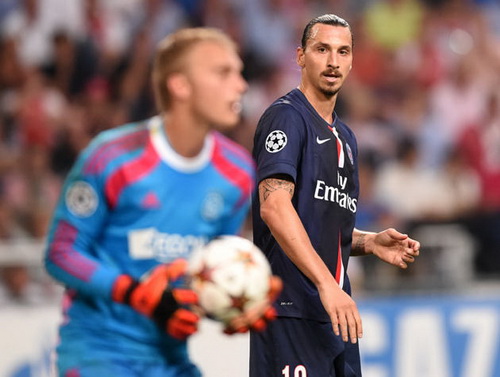 Ibrahimovic thất vọng với màn trình diễn của PSG