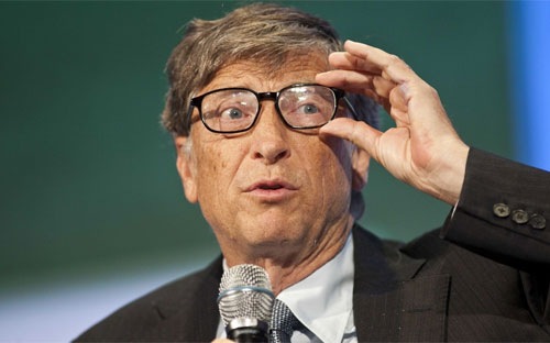 Tỉ phú Bill Gates, người mất 3,2 tỉ USD trong đêm 24-8.